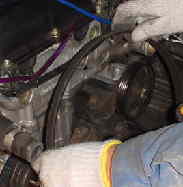 180SX エアコンベルト交換