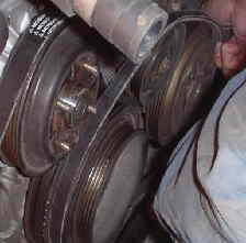 180SX エアコンベルト交換