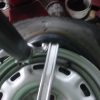 タイヤレバー　ベルト調整やタイヤ交換に使う工具
