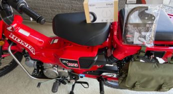ハンターカブCT125にタイヤプレッシャーモニタシステムを装着！2輪にこそ必要なTPMS