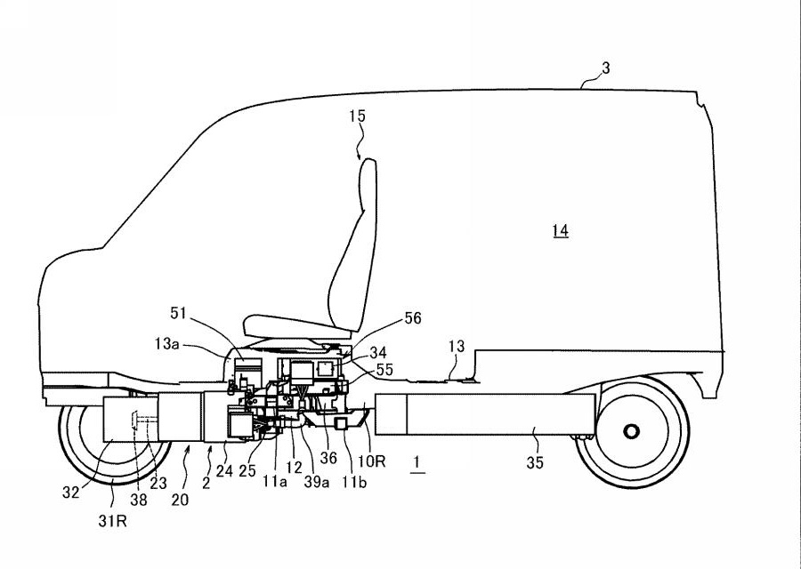 ダイハツが純ev車製作にむけ 特許を申請 その図面から想像するダイハツの電気自動車は Mho Engineering