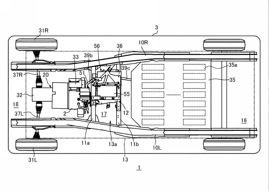 ダイハツが純ev車製作にむけ 特許を申請 その図面から想像するダイハツの電気自動車は Mho Engineering