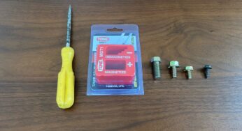ネジの落下防止にTONEのマグネタイザーが普通のドライバーにも使える！