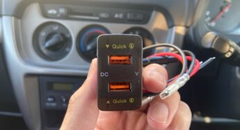 アクティに純正スイッチに置き換えできるUSBスイッチを取り付けてみた