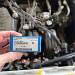 サンバー、エンジンチェックランプ点灯でノックセンサ不良！交換作業が？？